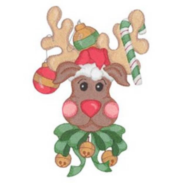 Picture of Reindeer Machine Embroidery Design