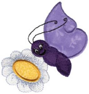 Picture of BUTTERFLIES APPLIQUE Machine Embroidery Design