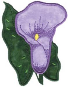 Picture of Calli Lily Applique Machine Embroidery Design