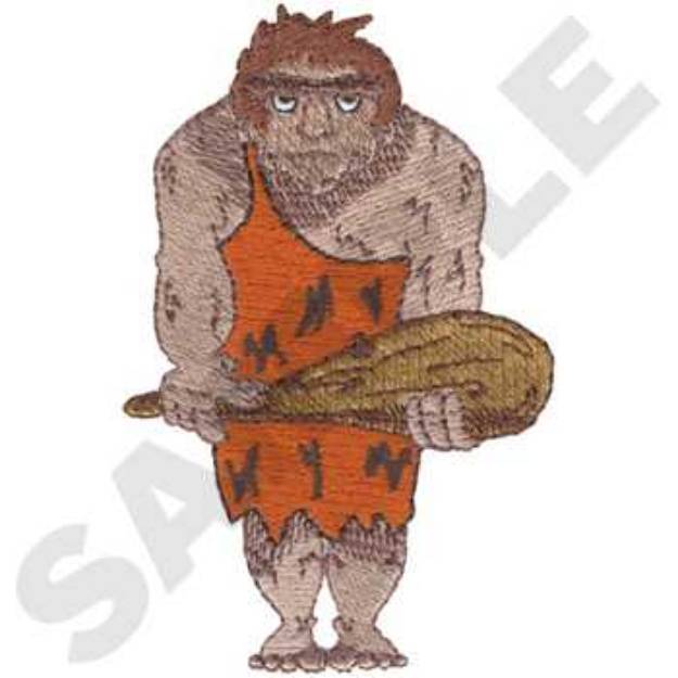 Picture of Caveman Machine Embroidery Design