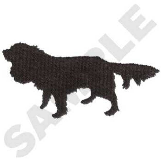 Picture of Dog Silhouette Machine Embroidery Design