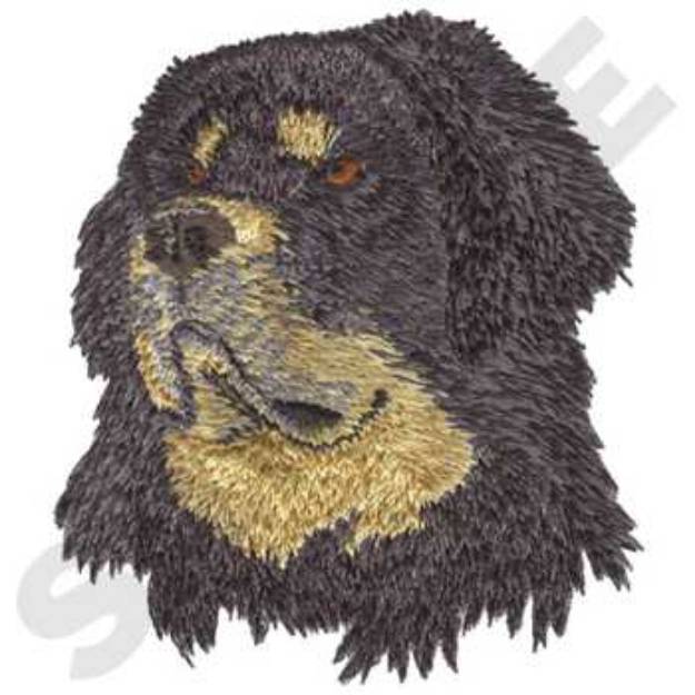 Picture of Tibetan Mastiff Machine Embroidery Design