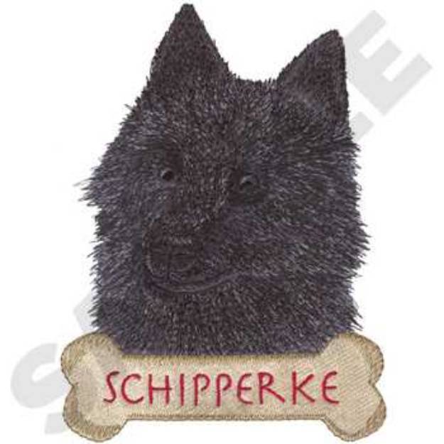 Picture of Schipperke Machine Embroidery Design