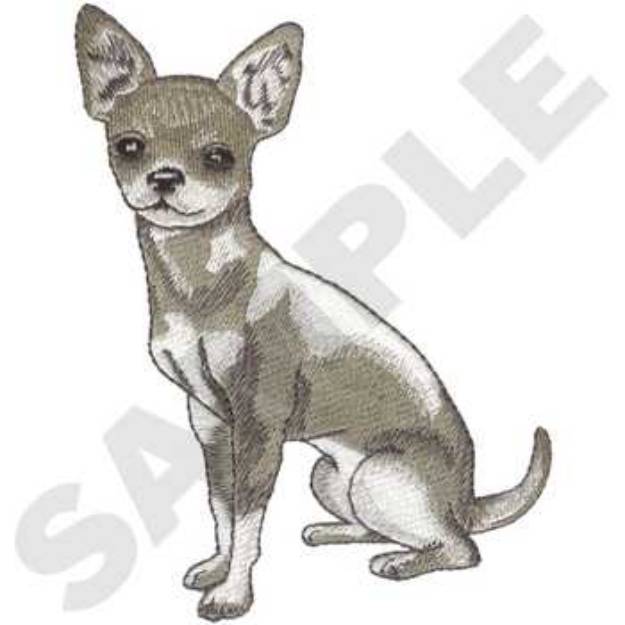 Picture of Chihuahua Machine Embroidery Design