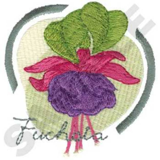 Picture of Fuchsia Machine Embroidery Design