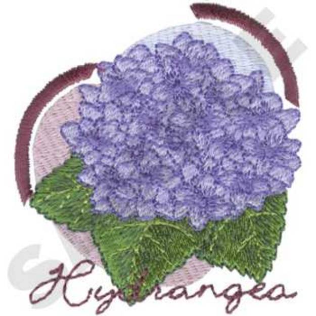 Picture of Hydrangea Machine Embroidery Design