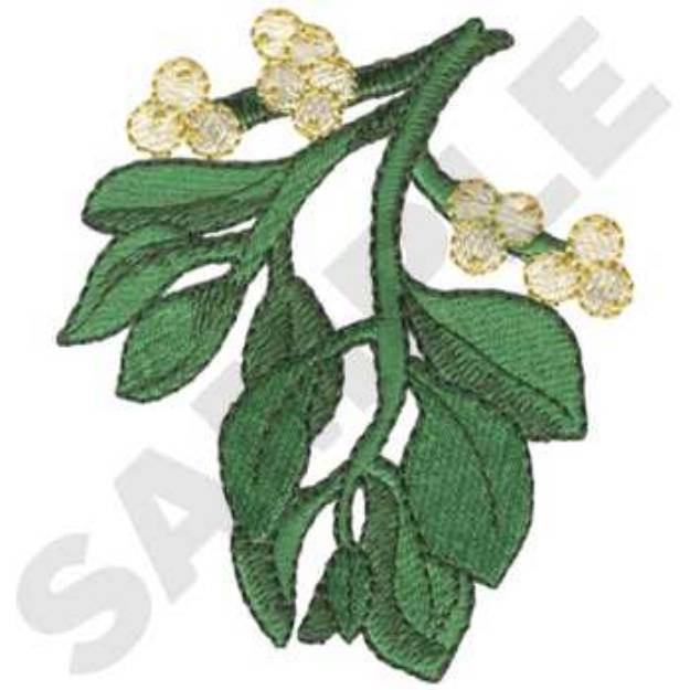 Picture of Mistletoe Machine Embroidery Design