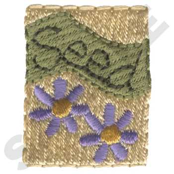 Flower Seeds Pack Machine Embroidery Design