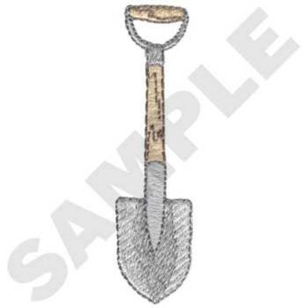 Picture of Garden Spade Machine Embroidery Design