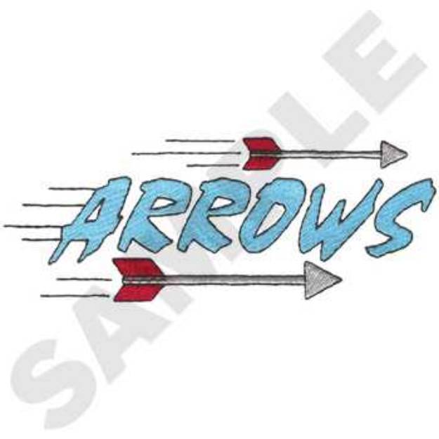 Picture of Arrows Machine Embroidery Design