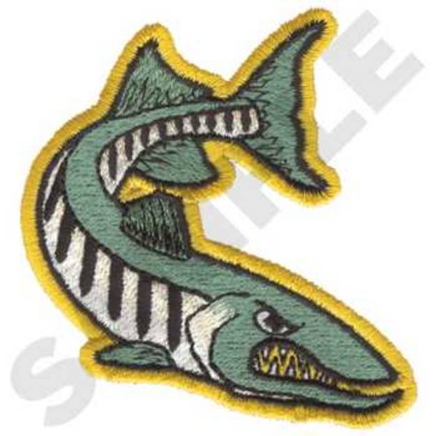 Picture of Barracudas Machine Embroidery Design