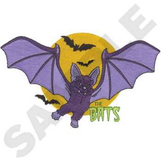 Picture of Bats Machine Embroidery Design