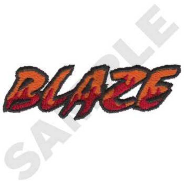 Picture of Blaze Machine Embroidery Design