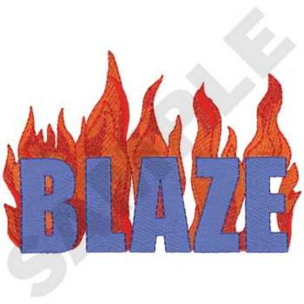 Picture of Blaze Machine Embroidery Design