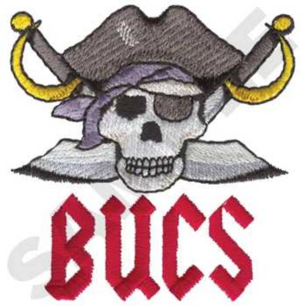 Picture of Bucs Machine Embroidery Design