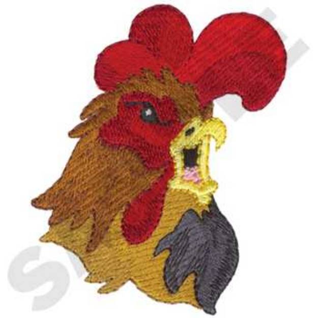 Picture of Gamecock Head Machine Embroidery Design