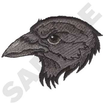 Crow Machine Embroidery Design