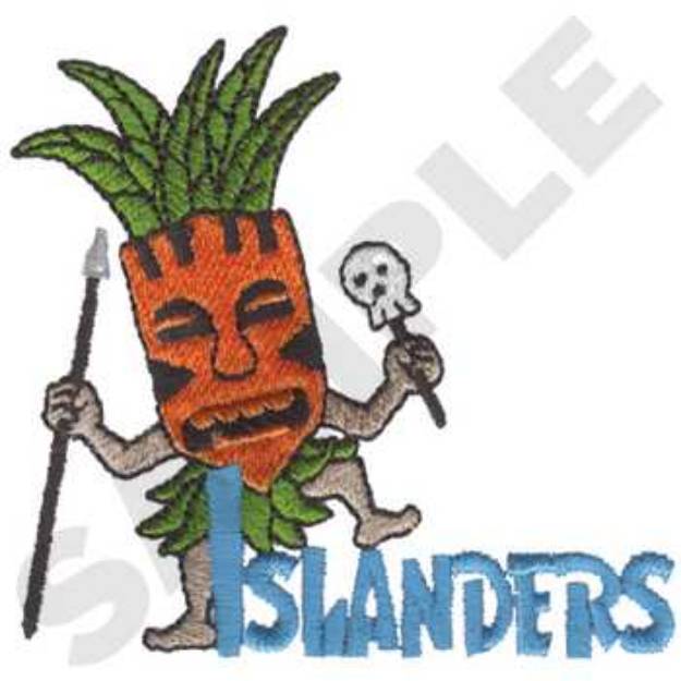 Picture of Islanders Machine Embroidery Design