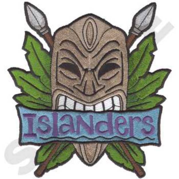 Picture of Islanders Machine Embroidery Design