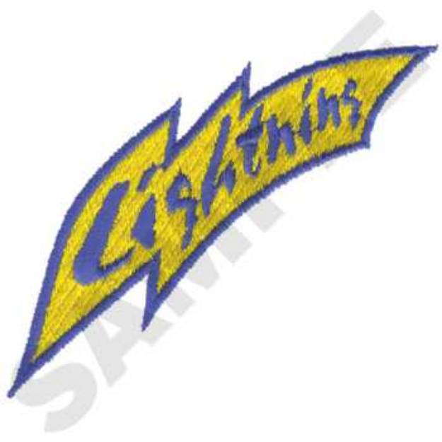 Picture of Lightning Machine Embroidery Design