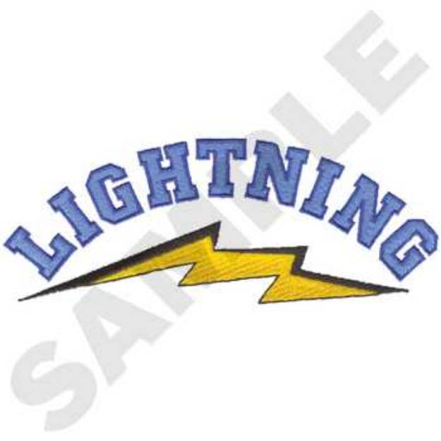 Picture of Lightning Machine Embroidery Design