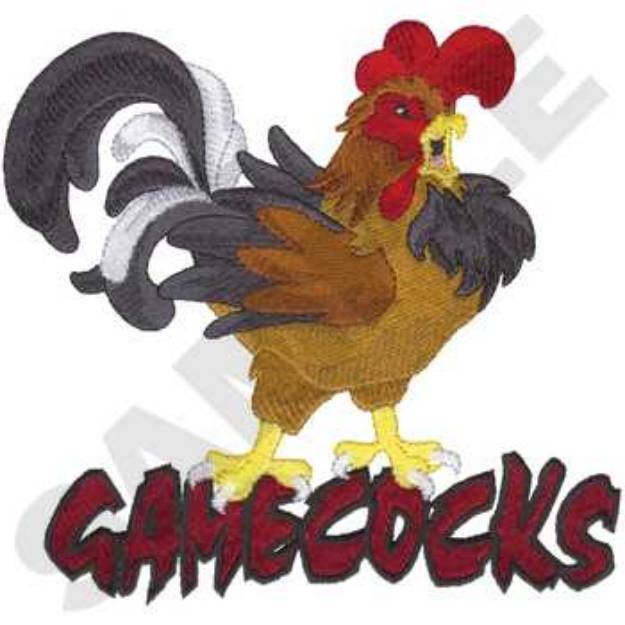 Picture of Gamecocks Machine Embroidery Design