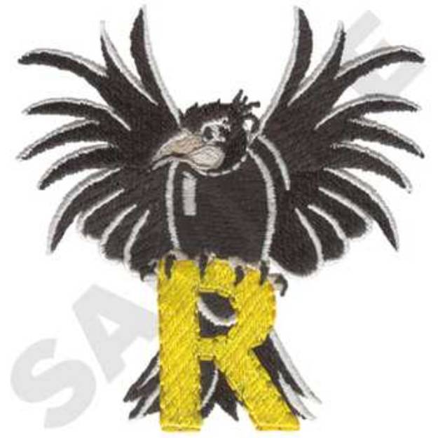 Picture of Raven Machine Embroidery Design