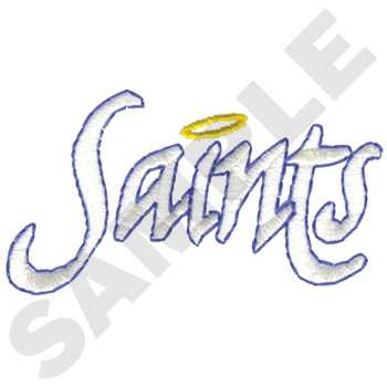 Saints Machine Embroidery Design