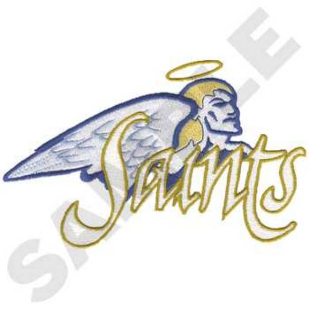 Picture of Saints Machine Embroidery Design