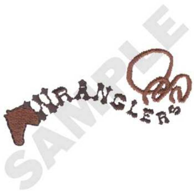 Picture of Wranglers Machine Embroidery Design