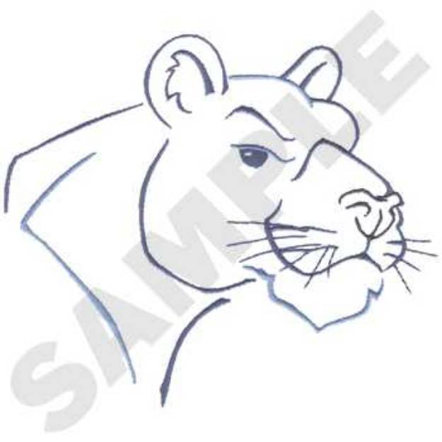 Picture of Panthers Machine Embroidery Design