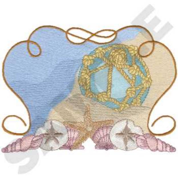 Picture of Fishing Float Machine Embroidery Design