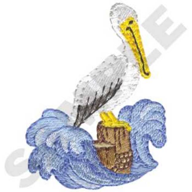 Picture of Pelican Design Machine Embroidery Design