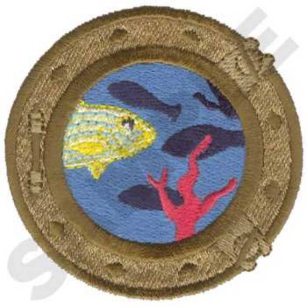 Picture of Porthole Machine Embroidery Design