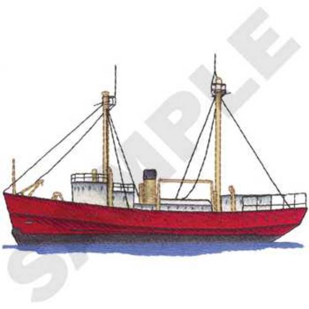 Picture of Lightship Machine Embroidery Design