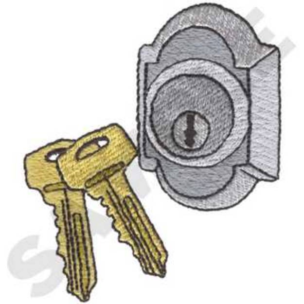 Picture of Locksmith Machine Embroidery Design