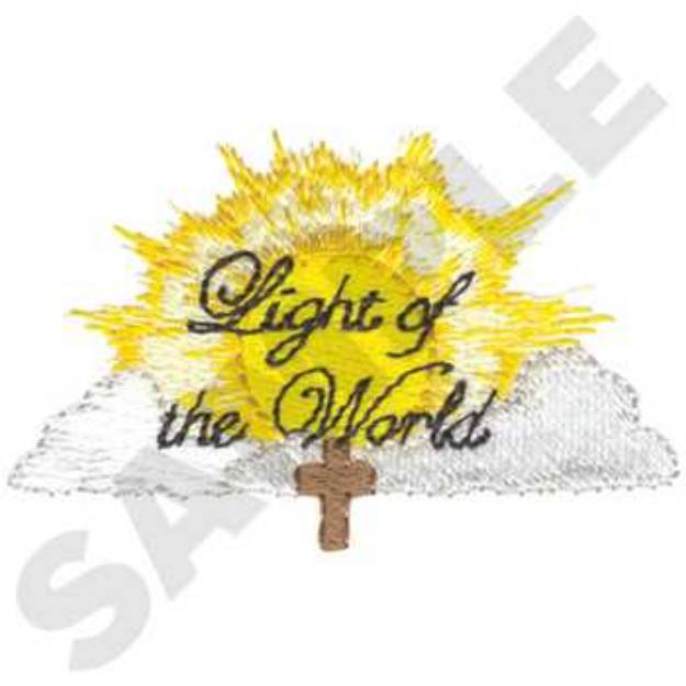 Picture of Light Of The World Machine Embroidery Design