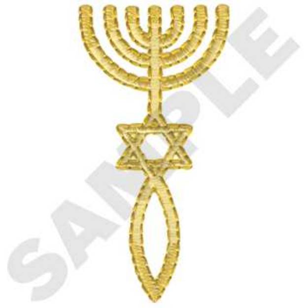 Picture of Christian Symbol Machine Embroidery Design