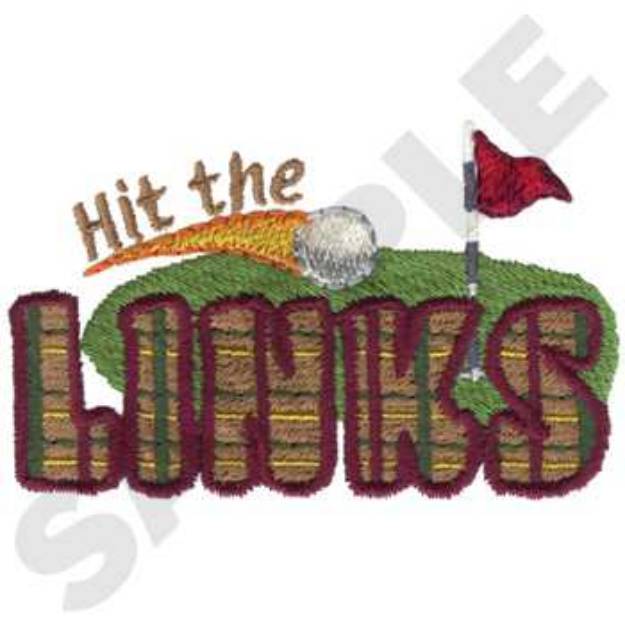 Picture of Hit The Links Machine Embroidery Design