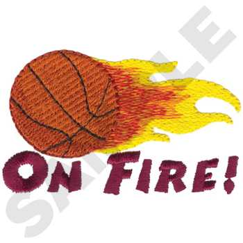 On Fire Machine Embroidery Design