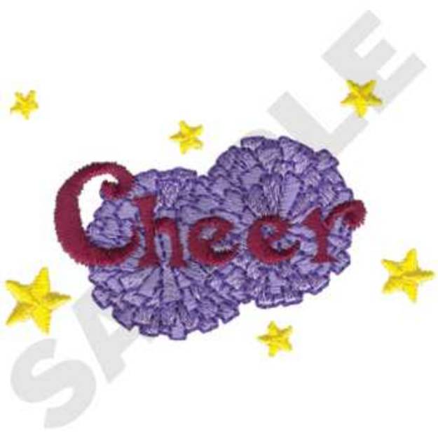 Picture of Cheering logo Machine Embroidery Design