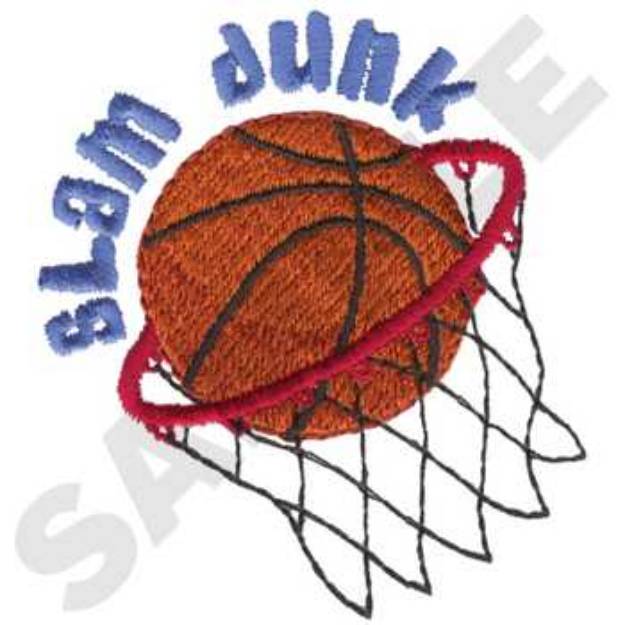 Picture of Slam Dunk Machine Embroidery Design