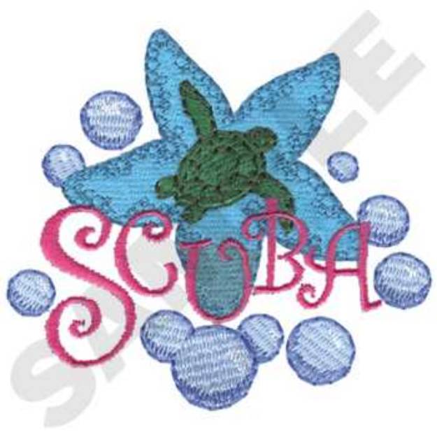 Picture of Scuba Machine Embroidery Design