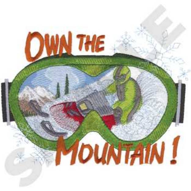 Picture of Own The Mountain Machine Embroidery Design