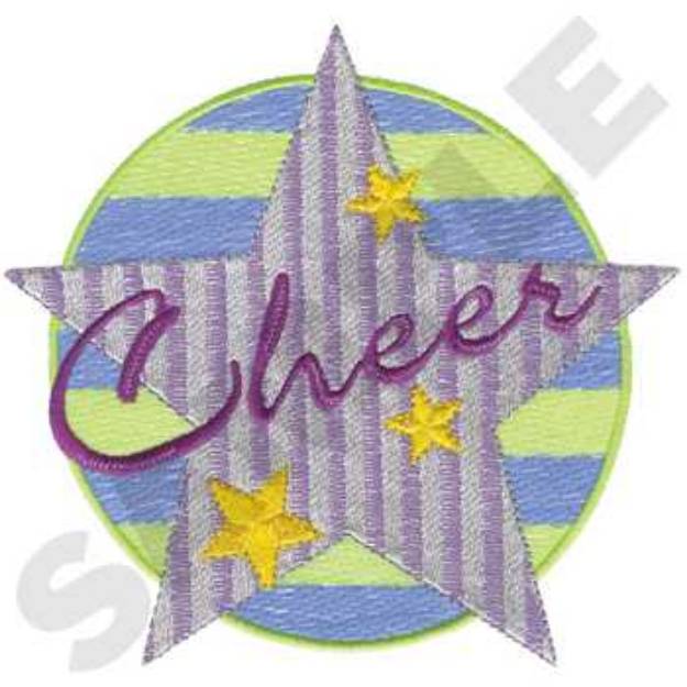 Picture of Cheering Star Machine Embroidery Design