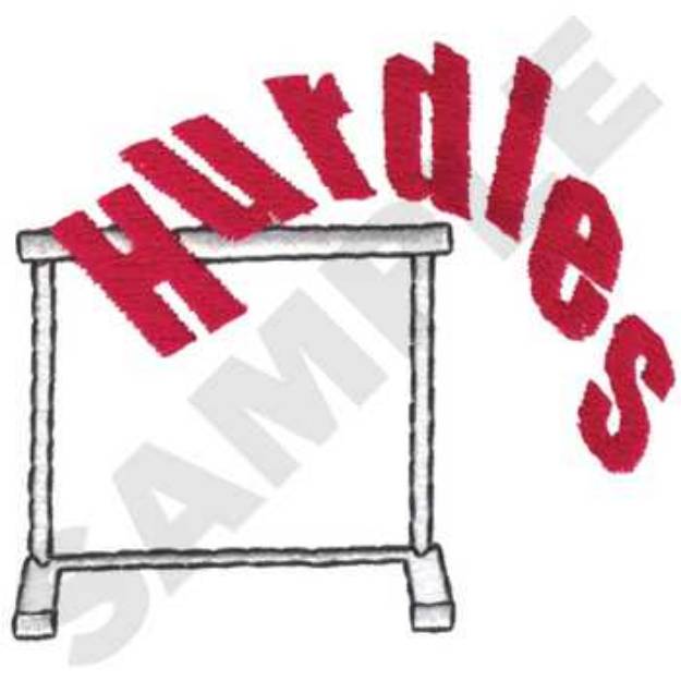 Picture of Hurdles Machine Embroidery Design