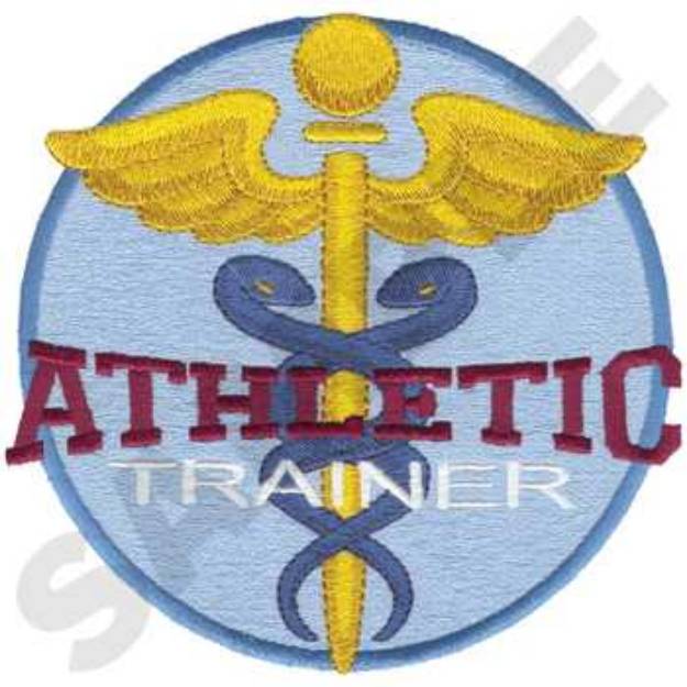 Picture of Athletic Trainer Machine Embroidery Design