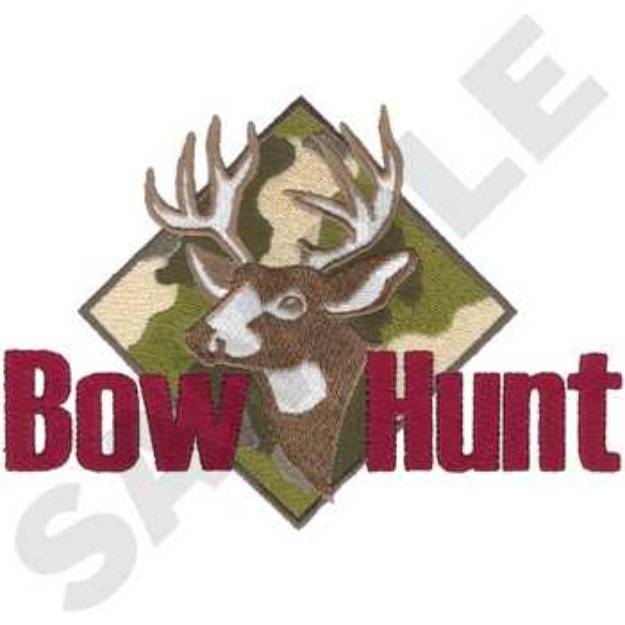 Picture of Bowhunting Machine Embroidery Design