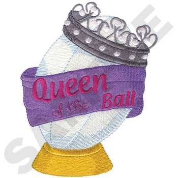 Queen Of The Ball Machine Embroidery Design