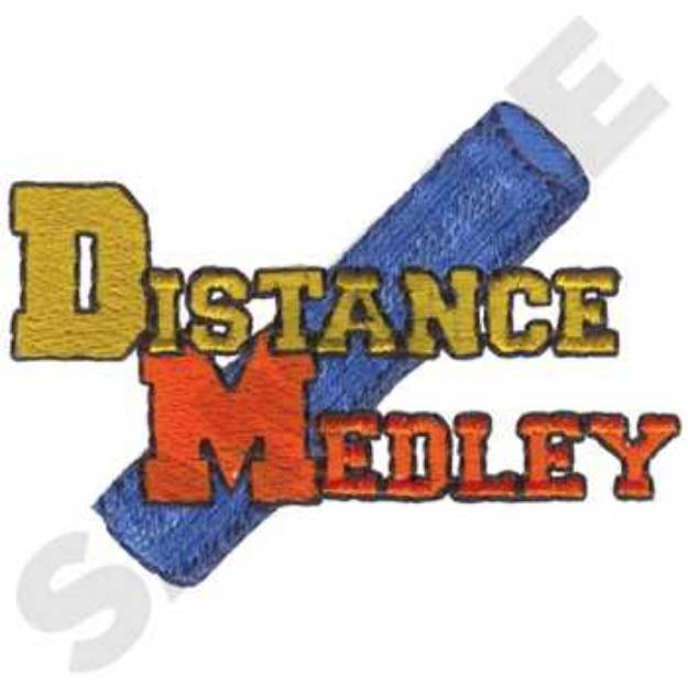 Picture of Distance Medley Machine Embroidery Design